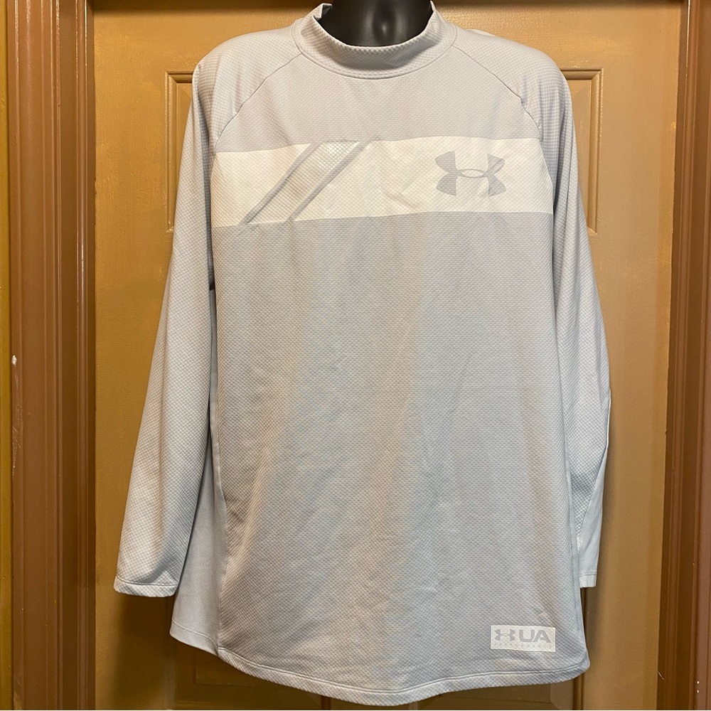 Men’s Under Armour UA Gametime coldgear long sleeve mock neck shirt sz 2XL